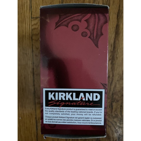 Kirkland Collectible Ornament Santa Sitting On Cookie Jar Snow Scene Christmas - Picture 3 of 3